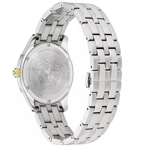 Versace Gray Stainless Steel Dress Watch