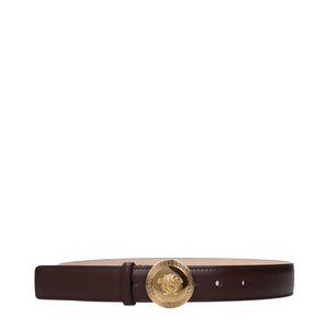 Versace Brown Leather Regular Belt