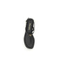 Prada Black Calf Leather Bos Taurus Flip-Flop Sandals