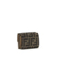 Fendi Brown Fabric Wallet