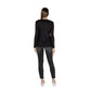 Armani Exchange Black Cotton Long Sleeve T-Shirt