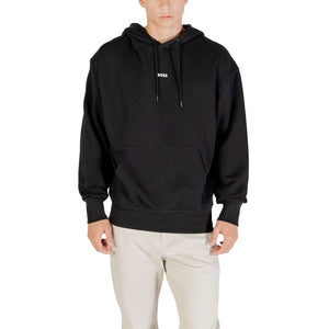 Hugo Boss Black Cotton Hoodie