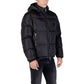 Armani Exchange Black Polyamide Full-Length Jacket