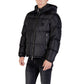 Armani Exchange Black Polyamide Full-Length Jacket