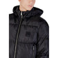 Armani Exchange Black Polyamide Full-Length Jacket