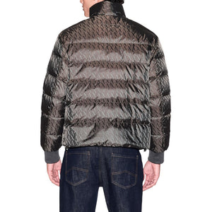 Armani Exchange Green Polyamide Coat