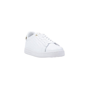 EA7 Emporio Armani White Leather Low Top Sneakers