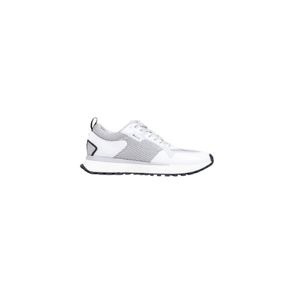 Hugo Boss White Polyester Athletic Sneakers