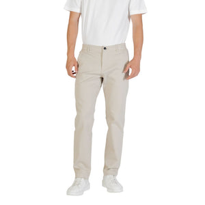 Hugo Boss Beige Polyester Casual Pants