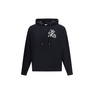 Off-White Black Cotton Sweatshirt