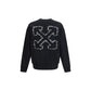 Off-White Black Cotton Sweatshirt