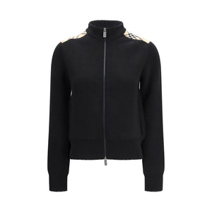 Burberry Black Wool Cardigan