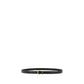 Saint Laurent Black Calf Leather Bos Taurus Regular Belt