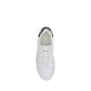 Saint Laurent White Calf Leather Bos Taurus Low Top Sneakers
