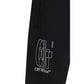 Off-White Black Cotton Joggers (Workout Pants)
