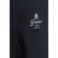 Gucci Blue Cotton Casual Pants