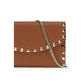 Valentino Garavani Brown Calf Leather Bos Taurus Wallet
