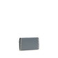 Valentino Garavani Blue Calf Leather Bos Taurus Wallet