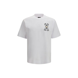 Fendi White Cotton T-Shirt
