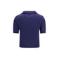 Gucci Blue Silk Top