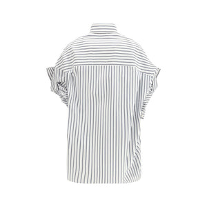 Balenciaga White Cotton Shortsleeve Shirt