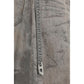 Diesel Gray Lyocell Midi Skirt