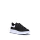 Alexander McQueen Black Calf Leather Bos Taurus Platform Sneakers