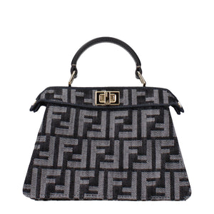Fendi Black Fabric Handbag