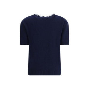 Prada Blue Fleece Wool Sweatshirt
