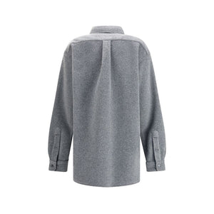 Miu Miu Gray Polyester Shirt