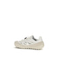 Moncler White Polyester Athletic Sneakers sole detail  Moncler polyester upper texture close-up 