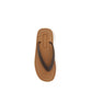Miu Miu Brown Calf Leather Bos Taurus Flip-Flop Sandals