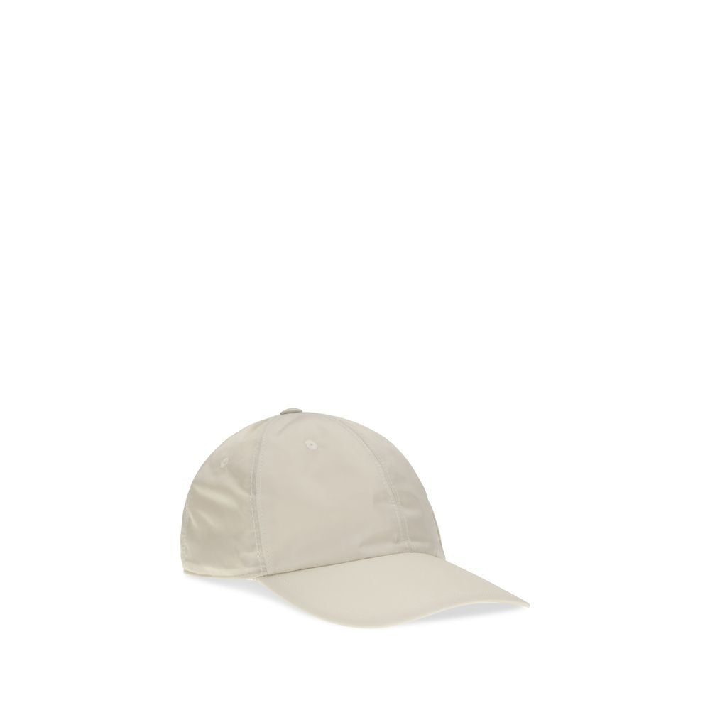 Fendi Beige Nylon Cap Baseball Hat adjustable strap detail 