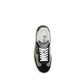 Balmain Gray Calf Leather Bos Taurus Low Top Sneakers