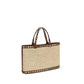Valentino Garavani Beige Raffia Shoulder Bag