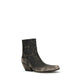 Balenciaga Black Calf Leather Bos Taurus Ankle Boots
