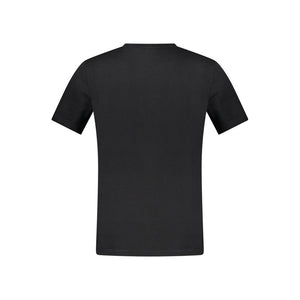 Hugo Boss Black Cotton Men T-Shirt