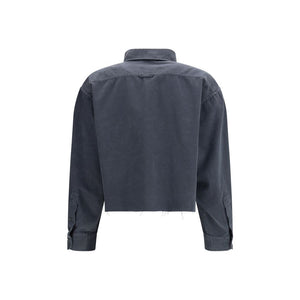 Miu Miu Gray Cotton Dress Shirt