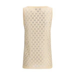 Gucci Multicolor Silk Tank Tops