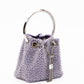 Jimmy Choo Light Purple Bon Bon Micro Crystals Bucket