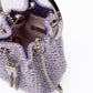Jimmy Choo Light Purple Bon Bon Micro Crystals Bucket