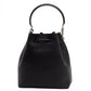 Jimmy Choo Black Bon Bon Leather Bucket