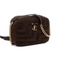 Jimmy Choo Brown Suede Avenue Camera Crossbody Bag
