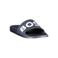 Hugo Boss Blue Polyurethane Men Slipper
