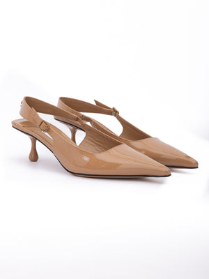 Jimmy Choo Powder Pink Amel 50 Slingback Pumps