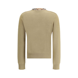 Burberry Brown Wool Cardigan