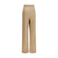 Valentino Garavani Beige Silk Dress Pants
