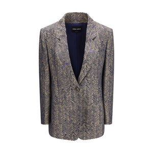 Giorgio Armani Beige Viscose Blazer