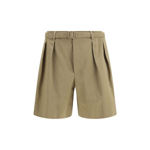 Saint Laurent Beige Cotton Bermuda Shorts