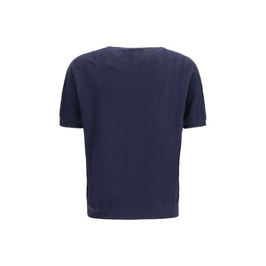 Giorgio Armani Blue Silk Sweatshirt